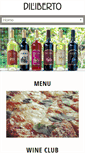 Mobile Screenshot of dilibertowinery.com